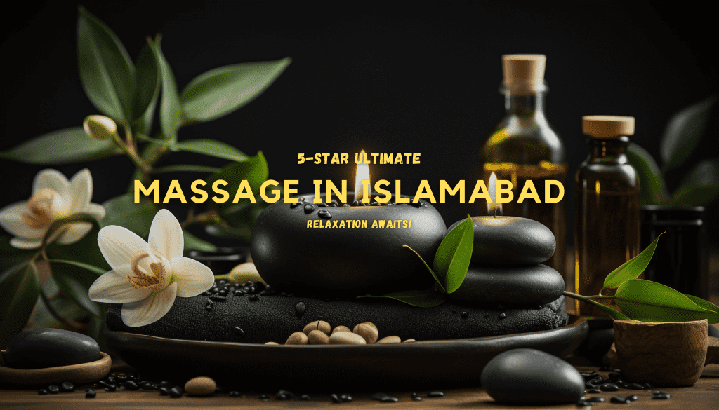 Massage in Islamabad – 5-Star Ultimate Relaxation Awaits! 1 Black Stones and massage oil at Glow and Grace the best massage in Islamabad